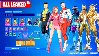 New Fortnite LEAKED Skins and Emotes Update 2710 Invincible Super Styles December Crew [upl. by Baylor255]