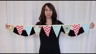 How to Make a Pennant Banner [upl. by Terb]