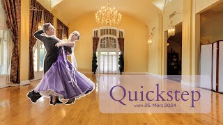 Quickstep Basics Intensivtraining  Grundschritt und außenseitiger Wechsel für den Herrn [upl. by Remde]