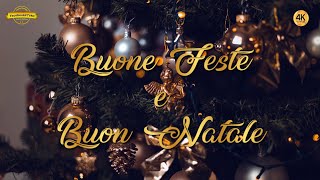 BUONE FESTE E BUON NATALE 🎅🎁🌟  Video Whatsapp 4K [upl. by Linnea69]