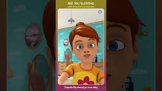 Are You Sleepling  English Nursery Rhymes animation shortsfeed shorts kidscartoon cartoon [upl. by Navert]