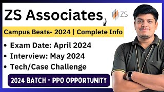 ZS Associates New Opportunity  Exam Date April 24  Campus Beats Superset Registration [upl. by Campy225]