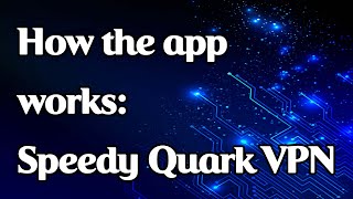 How the app works Speedy Quark VPN [upl. by Kester]