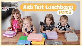 BENTO BOX REVIEW 6 Popular Lunch Boxes are Put to the Test [upl. by Dyana]