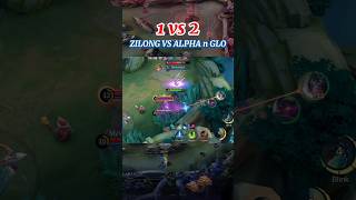 ZILONG VS ALPHA n GLO shorts mlbb zilong bismillah [upl. by Ttehc]