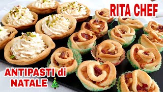 ANTIPASTI DI NATALE🎄RITA CHEF  Delicati e gustosi [upl. by Eimaj]