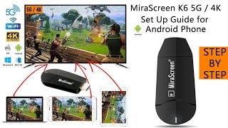 Mirascreen K6 Review and Set Up Guide for Android  Mirror your Android phone to TV screen [upl. by Echo]