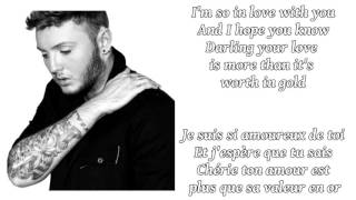 James Arthur  Say You Wont Let Go ║ Lyrics amp Traduction en Français [upl. by Atteloc]