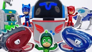 PJ Masks HQ Rocket Is Crashed PJ Robot Help Us ToyMartTV [upl. by Denison]