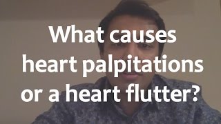 What causes heart palpitations or a heart flutter [upl. by Ekle]