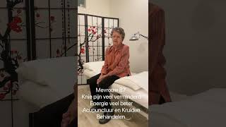 Mevrouw 87 vertelt haar ervaring over acupunctuur en kruiden behandelingen 87歲女士訴說她的膝蓋疼痛等針灸和中藥治療效果 [upl. by Ader133]