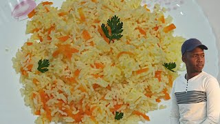 Carrot Rice  If you have two carrots try this carrot rice recipe Mchele ya harusi [upl. by Groome]