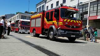 Desfile Bomberos Talcahuano 11 diciembre 2016 [upl. by Barboza863]