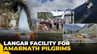 JampK Preparations in full swing for annual Amarnath Yatra 2024 Langar facility ready for pilgrims [upl. by Ocir363]