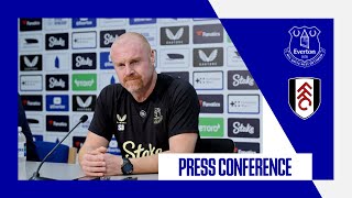 EVERTON v FULHAM  Sean Dyches press conference  GW9 [upl. by Ocramed]