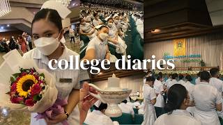 college diaries capping and pinning ceremony  feu nursing [upl. by Orlosky]