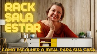 RACK PARA SALA DE ESTAR  COMO ESCOLHER O RACK IDEAL PARA SUA CASA [upl. by Aiuqram586]