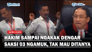 HAKIM SAMPAI NGAKAK Dengar Keterangan Saksi 03 Ngamuk Tak Mau Ditanya  Jangan Banyak Pertanyaan [upl. by Spohr]