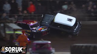 BriSCA Ministox  Meeting Highlights Kings Lynn  16324 [upl. by Ecnarolf276]