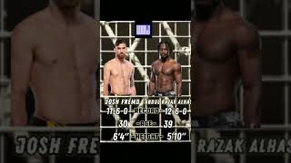 👊 ufcvegas98 ▫Fremd vs Alhassan WoBBLD MMAPicks [upl. by Ayatnohs80]