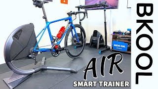 BKool AIR Smart Trainer Details  Unboxing  Ride Review [upl. by Lahcar195]