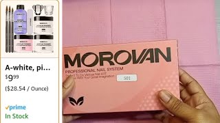 Cheap Morovan acrylic nail kit [upl. by Camila]