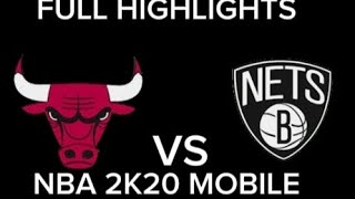 NBA 2K20 MOBILE MYCAREERCHI VS BKN FULL HIGHLIGHTS [upl. by Loree]