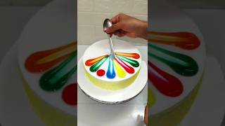 Pineapple Multi Colour Cake Decorating New Look Cake cake youtube shorts trending viralvideo [upl. by Reivazx]