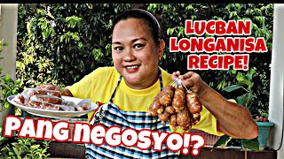 LONGANISANG LUCBAN RECIPE OF MOMMY YE OF JUSTLAFAM [upl. by Skees]