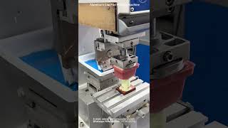 Aluminum Cap Pad Printing Machine Metal Cap Tampo Printing Machine [upl. by Areic]