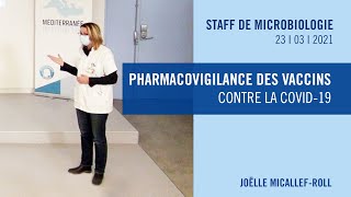 Pharmacovigilance des vaccins contre la COVID19 [upl. by Oidiple]