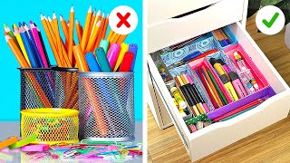 Smart School Stationery Hacks  Back to School Hacks You Will Love [upl. by Iru]