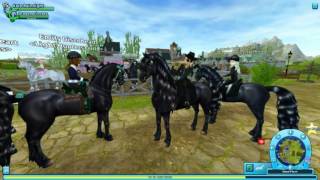 Star Stable Online New Friesian Horse [upl. by Desmund610]