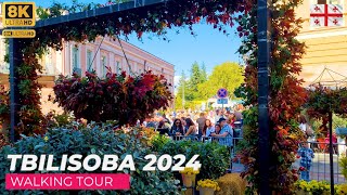 【8K】 TBILISOBA 2024 🇬🇪 Tbilisi Georgia Festival  Walking Tour [upl. by Osugi]