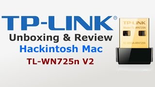 TPLINK TLWN725n V2 review for hackintosh Hindi  Techchip [upl. by Afton]