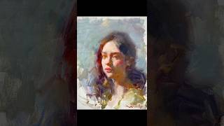 Impressionism Portrait Painting Demo [upl. by Ynoffit105]