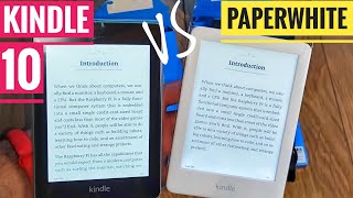 Kindle 10 2019 vs Kindle Paperwhite 4 2018 8GB 🔥⭐✅ [upl. by Glennie]