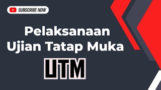 Pelaksanaan Ujian Tatap Muka  UAS amp UJIAN TAP [upl. by Berenice]