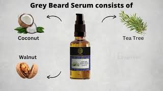 Buddha Natural Grey Beard Serum  For Premature Greying and Restore Natural Beard Color beardcare [upl. by Eldwen618]