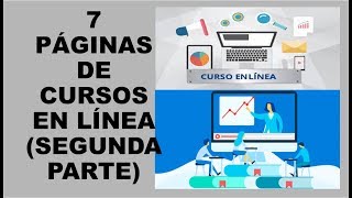 Soy Docente 7 PÁGINAS DE CURSOS EN LINEA SEGUNDA PARTE [upl. by Claudette]