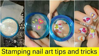 How to use stamping nail kit  Nail stamping tutorial tips and tricks 2024 [upl. by Natala]