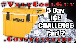 5 Day Ice Challenge  Dewalt Toughsystem Cooler Box Part 2 [upl. by Hales]