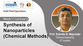 Lec 33 Synthesis of Nanoparticles Chemical Methods [upl. by Norvin26]