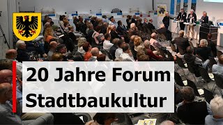 20 Jahre Forum Stadtbaukultur [upl. by Etep]