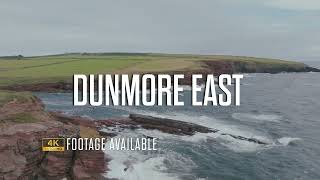 Dunmore East Waterford Ireland 4k Aerial Drone Footage Town Reel [upl. by Fiske]