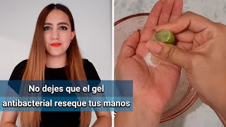 Elimina la resequedad de las manos por el uso de gel antibacterial [upl. by Lonergan]