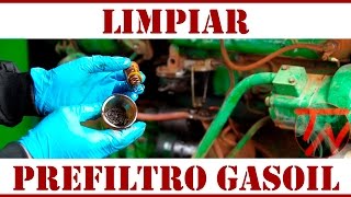 Limpiar prefiltro de combustible y purgar circuito tractor 🚜🛠 [upl. by Eirrod]