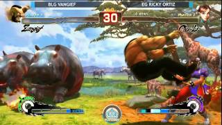 NCR8  BLG Vangief ZA vs EG Ricky Ortiz CH  SSF4 Grand Finals PT 1 [upl. by Nuahsal]