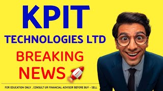 KPIT TECHNOLOGIES SHARE LATEST NEWS kpittechnologiesshare kpittech kpittechnologiessharenews iex [upl. by Aleahpar]