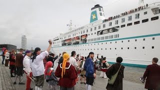 Verabschiedung der MS Deutschland in Travemünde mit Konzert  4KUHD [upl. by Archy]